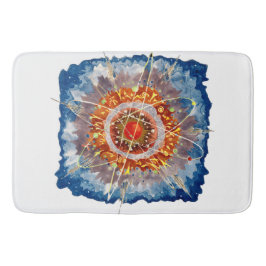 アルパイン建築の有名なアートポスター バスマット