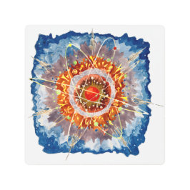 アルパイン建築の有名なアートポスター メタルプリント