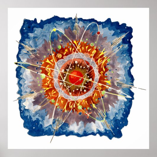 アルパイン建築の有名アート ポスター (正面)