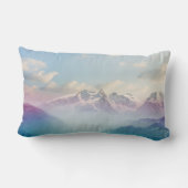 アルパイン渓谷の朝霧 ランバークッション (裏面)