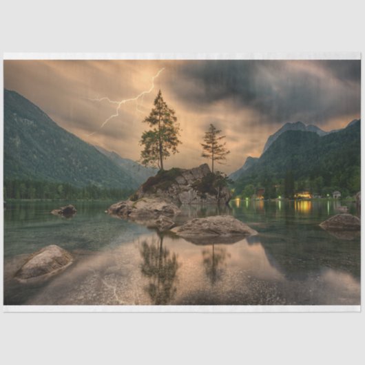 アルパイン湖ティッシュペーパー 薄葉紙 (正面)