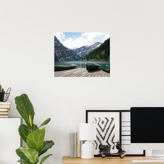 アルパイン湖 ポスター (ホームオフィス)