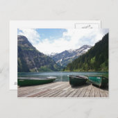 アルパイン湖 ポストカード (正面/裏面)