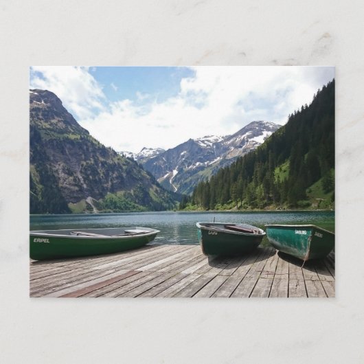 アルパイン湖 ポストカード (正面)