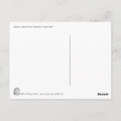 アルパイン牛はがき ポストカード (裏面)