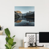 アルパイン鏡シーン – 穏やかな風景ポスター ポスター (ホームオフィス)