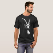 アルパイン・イベックスの動物 Tシャツ (正面フル)