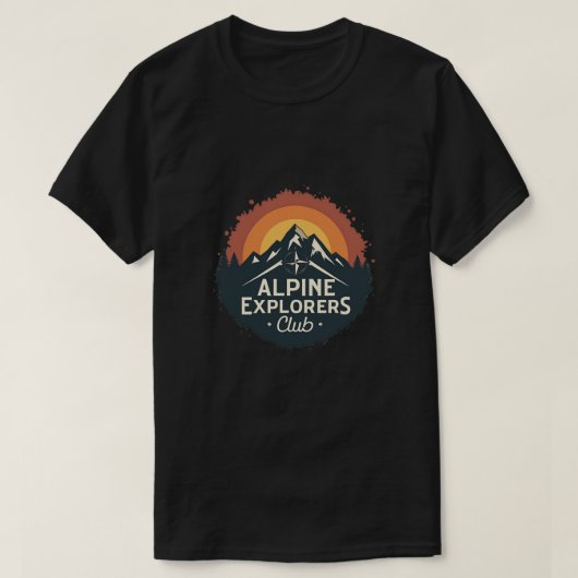アルパイン・エクスプローラーズ・クラブ Tシャツ (デザイン正面)