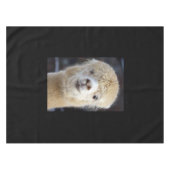 アルパカのかわいい顔 テーブルクロス (正面(横))