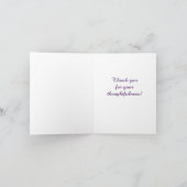 アルパカのサンキューカード サンキューカード (内部)