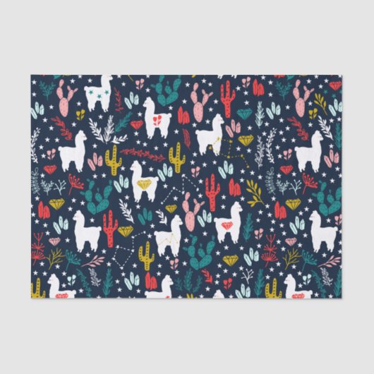 アルパカのティッシュペーパー 薄葉紙 (正面)