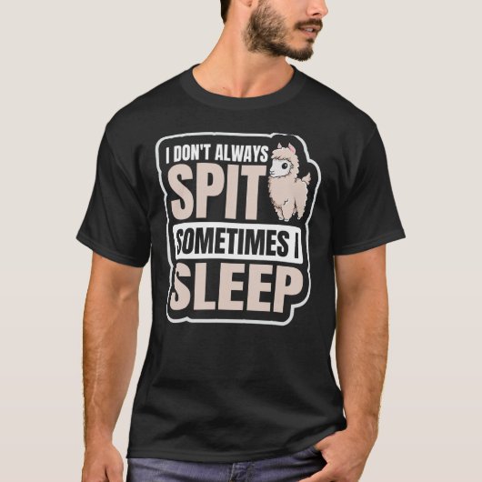アルパカのファンのためのラマ Tシャツ (正面)
