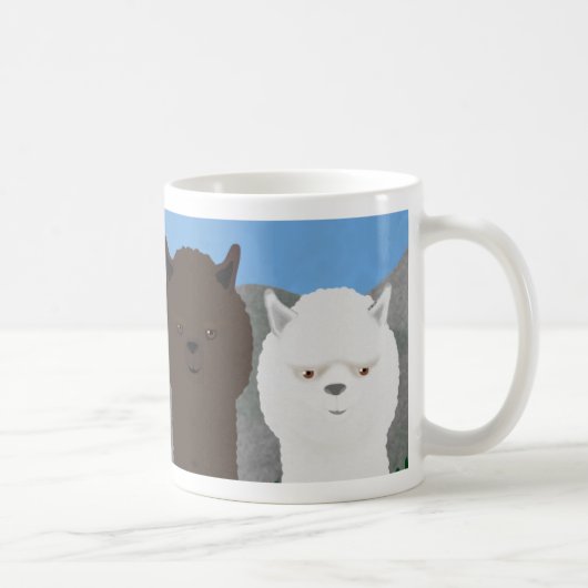 アルパカのマグ コーヒーマグカップ (右)
