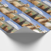 アルパカの包装紙 ラッピングペーパー (角)