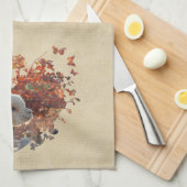 アルパカの台所タオル キッチンタオル (四つ折り)