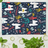 アルパカの台所タオル キッチンタオル (折り畳み)