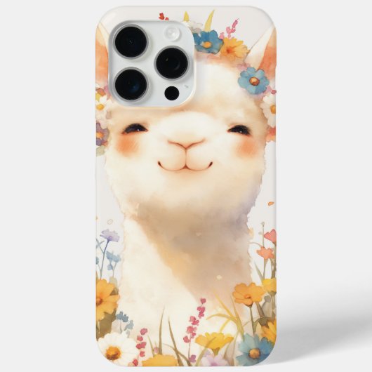 アルパカの喜びの牧場 Case-Mate iPhoneケース (裏面)