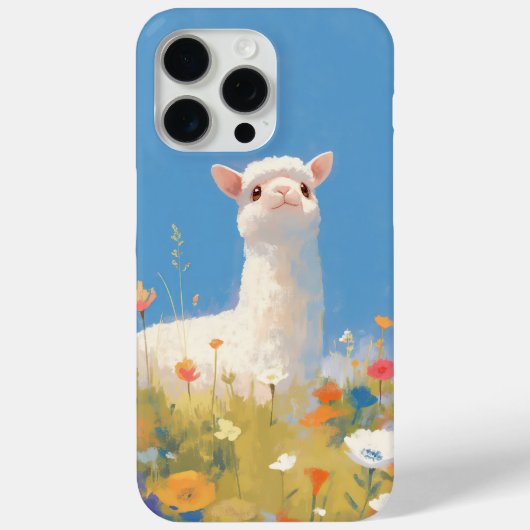 アルパカの春の幸運 Case-Mate iPhoneケース (裏面)