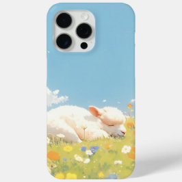 アルパカの眠る草原 iPhone 15 PRO MAXケース