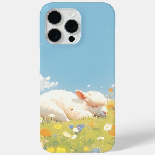 アルパカの眠る草原 Case-Mate iPhoneケース (裏面)