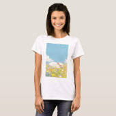 アルパカの眠る草原 Tシャツ (正面フル)