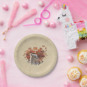 アルパカの紙皿 ペーパープレート (パーティー)