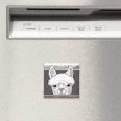 アルパカの肖像画 マグネット (インサイチュ (食洗機))