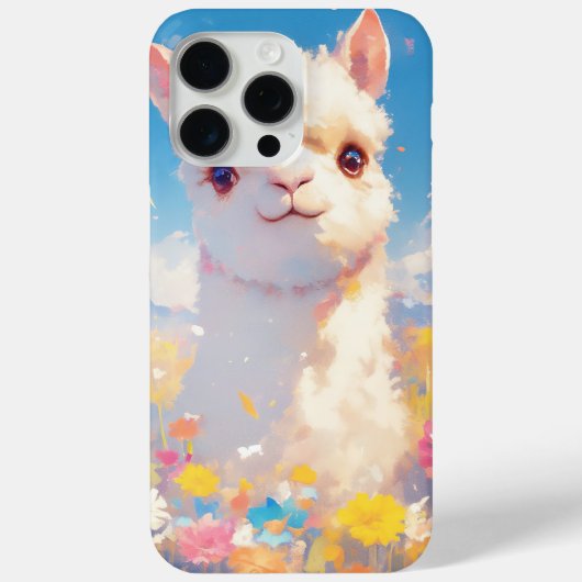 アルパカの草原のひととき Case-Mate iPhoneケース (裏面)
