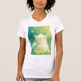 アルパカの陽だまりエスケープ Tシャツ