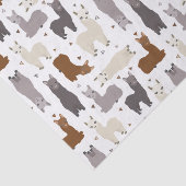 アルパカのGeoパターン 薄葉紙 (詳細)