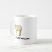 アルパカはラマよりカッターアル コーヒーマグカップ (正面左)
