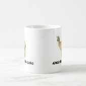 アルパカはラマよりカッターアル コーヒーマグカップ (中央)