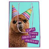 アルパカウェアリングパーティー帽 ミディアムペーパーバッグ (裏面)