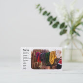 アルパカウール – ペルー 名刺 (スタンド正面)