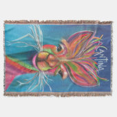 アルパカカンティーナ綿投げ毛布 スローブランケット (正面)