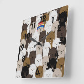 アルパカスの時計 スクエア壁時計 (傾斜)