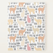 アルパカスの群れ プランナー手帳 (裏面)