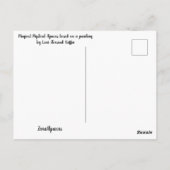 アルパカスリーン葉書 ポストカード (裏面)