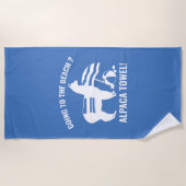 アルパカタオル ビーチタオル (正面)