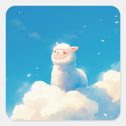 アルパカドリームランド スクエアシール (正面)