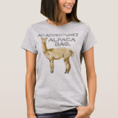 アルパカバッグおもしろい動物ことわざ Tシャツ (正面)