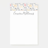 アルパカパターンのあなたの一流の|の群を加えて下さい ポストイット (正面)