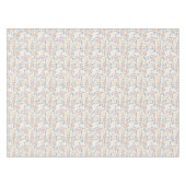 アルパカパターンの群 テーブルクロス (正面(横))