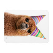 アルパカパーティー帽子 マグネット (横)