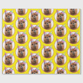 アルパカパーティー帽子 ラッピングペーパー (フラット)