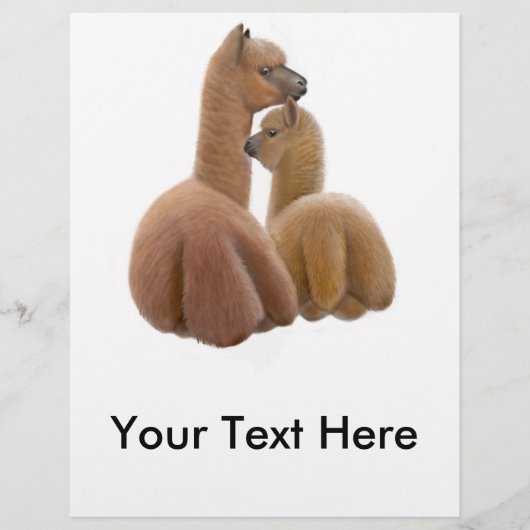 アルパカフレンズフライヤー チラシ (正面)