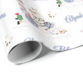 アルパカブルース ラッピングペーパー (ロールコーナー)