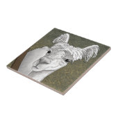 アルパカポートレート2 タイル (側面)