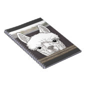 アルパカポートレート ノートブック (右側)