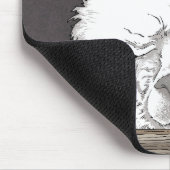 アルパカポートレート マウスパッド (コーナー)